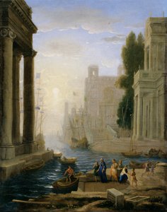 Embarquement de Sainte Paule - Claude Lorrain